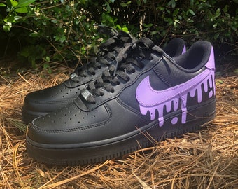 Custom Air Force 1 Black | Etsy
