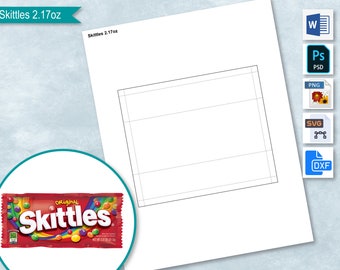 Download Skittles Template Etsy