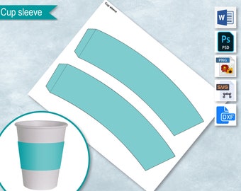 Download Paper Cup Sleeve Etsy