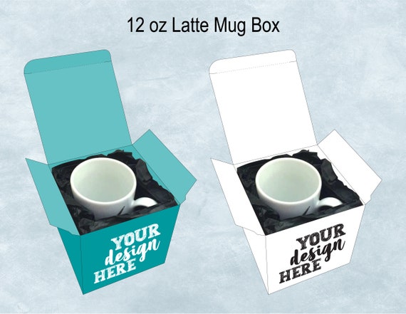 Tazza Bianca Per Sublimazione 320 Ml – 12 Pezzi, Personalizzabile Con Scatola Regalo