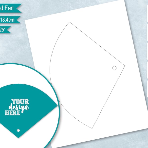 Kite Shape Hand Fan Blank Template, Church Wedding Program, DIY Paddle Fan Label Template,  PsD, PNG, SvG, DxF, Word Formats