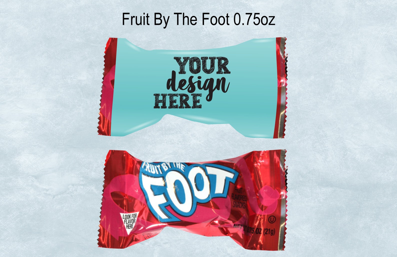 Fruit By The Foot 0.75oz 21g Wrapper Template Fruit By The Etsy