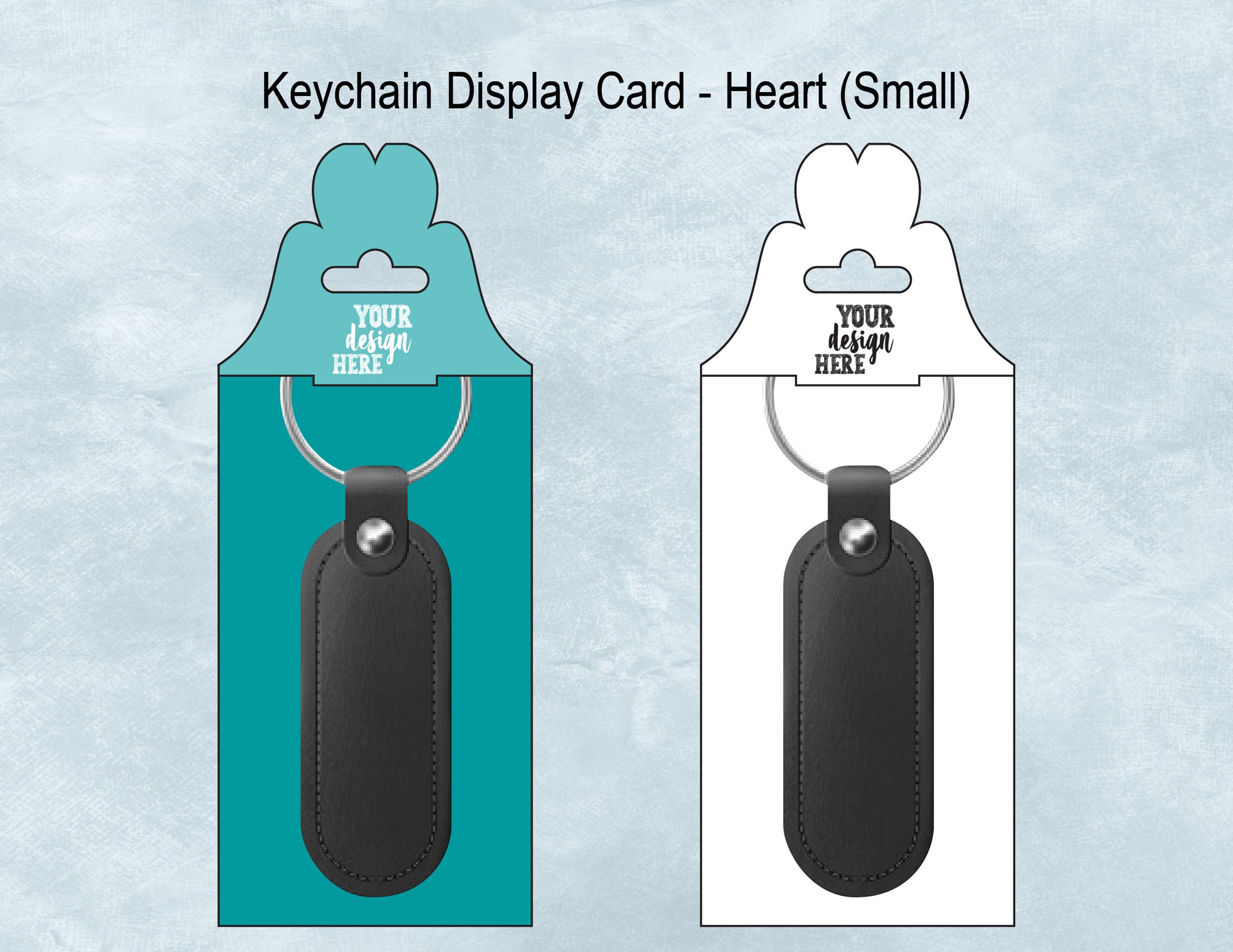Keychain Card Background Design Heart Shaped Keychain Display Card Blank Template, Sublimation Keyring ...