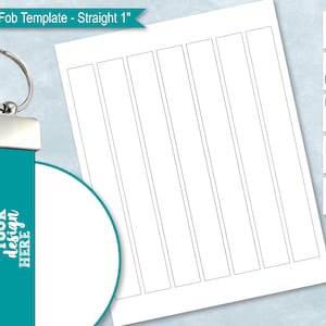 Plantilla en blanco de pulsera Fob de 1 pulgada, cadena de llavero de muñeca, archivo de corte SVG de sublimación cricut de llavero, llavero de bolso, plantilla de llavero de pulsera personalizada de bricolaje