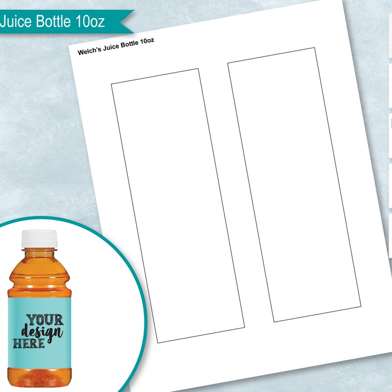 Juice Bottle Labels - Etsy