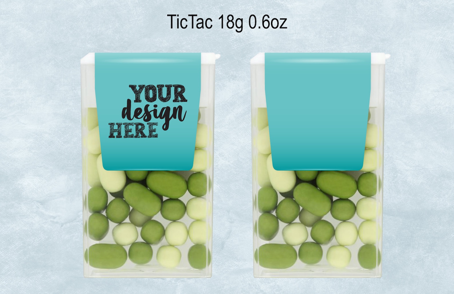 Tic Tac 0.6oz 18g Blank Wrapper Template Tictac Sticker - Etsy