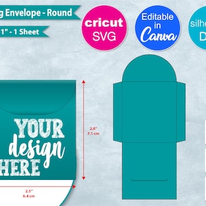 Teebeutel Umschlag leere Vorlage, 8,5 "x11" Blatt, benutzerdefinierte Teebeutel Verpackung Etikett, Samen Umschlag, DIY, Canva, Silhouette, Cricut SVG, printable