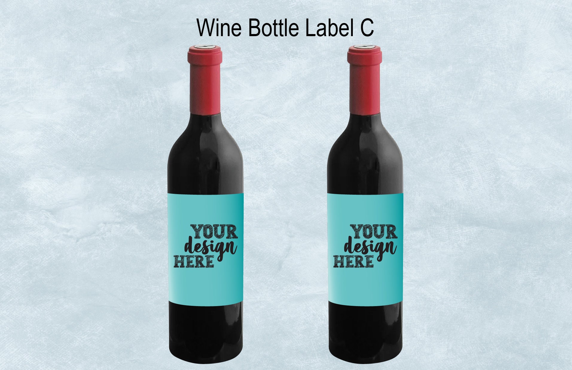 Wine Bottle 3.5 X 4.5 Label Blank Template Wine Etsy UK