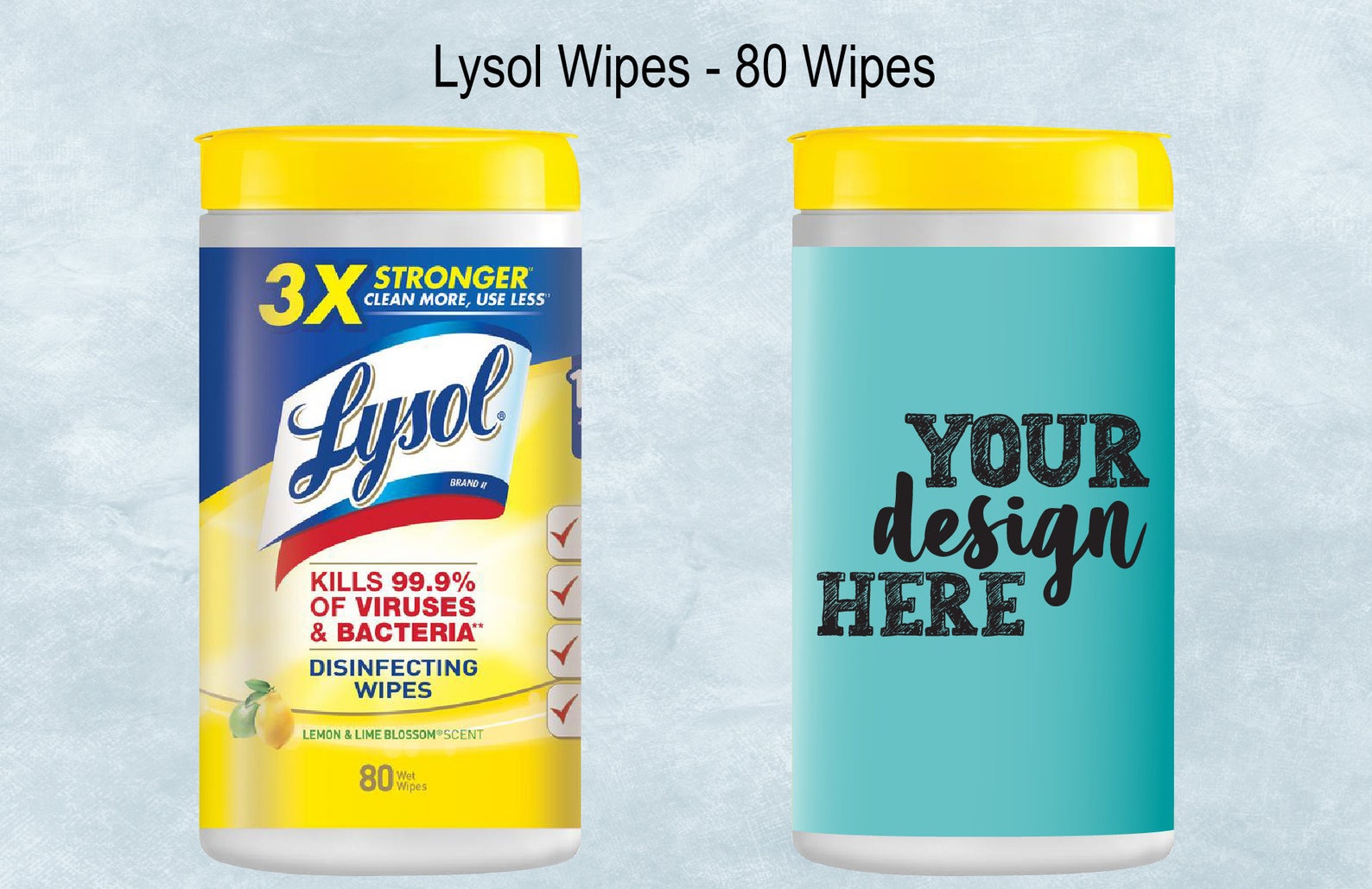 Lysol Disinfecting 80 Wipes Blank Label Template Lysol Wipes Etsy