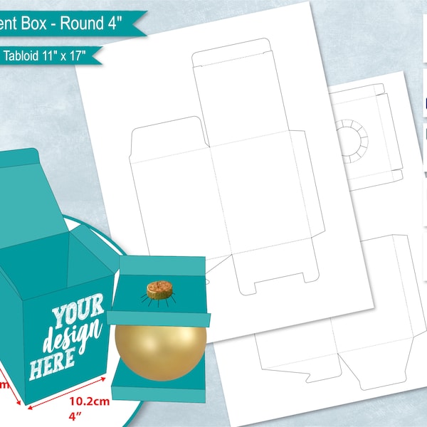 4 Inch Ornament Template Svg Etsy