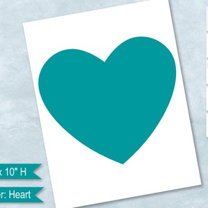 Heart Banner 8&quot; x 10&quot; Blank Template, Heart Flags Banner Template Create Design Your Own, PSD, PNG, SVG, Dxf, Formats