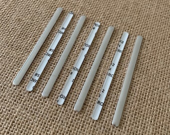 Aluminum Nose Wires Bendable With Adhesive Back 85x5mm USA Stock Mask DIY