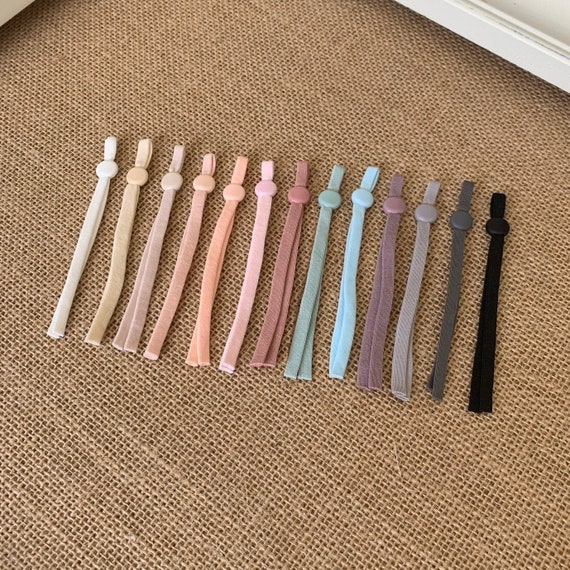 5mm Soft Color Elastic Band Cord with Adjustable Stopper Adjuster Buckle for DIY Mask Sewing USA Stock