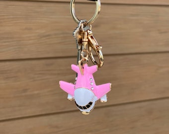 Porte-clés Pendentif Avion En Alliage Zinc - Décoration Voyage Pour Sac à Dos, Clés Voiture, Sacs