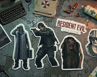 Leon Kennedy Sticker, Resident Evil Stickers