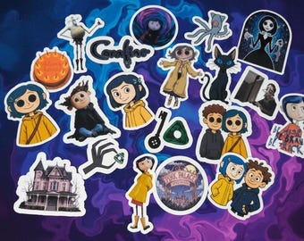 Coraline Stickers, variety pack