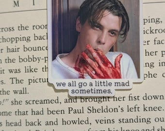 Billy Loomis Magnetic Bookmark , Scream Bookmark , Horror Bookmark, 2 sided bookmark