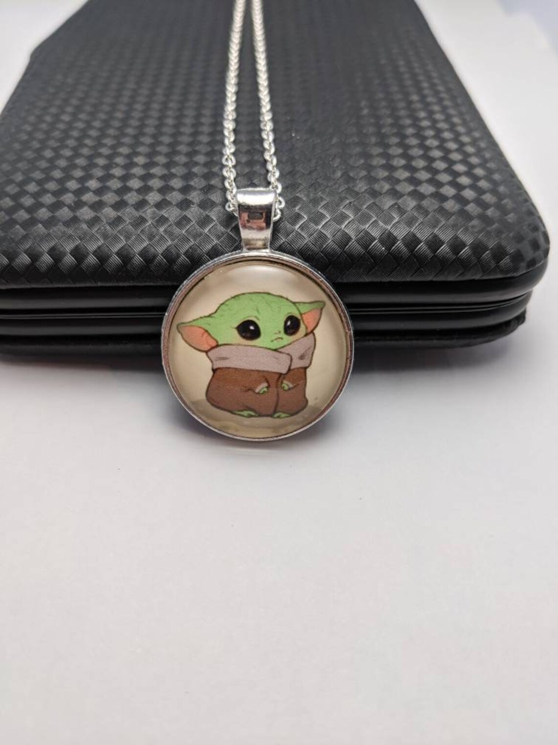 Baby Yoda Pendant Necklace Etsy