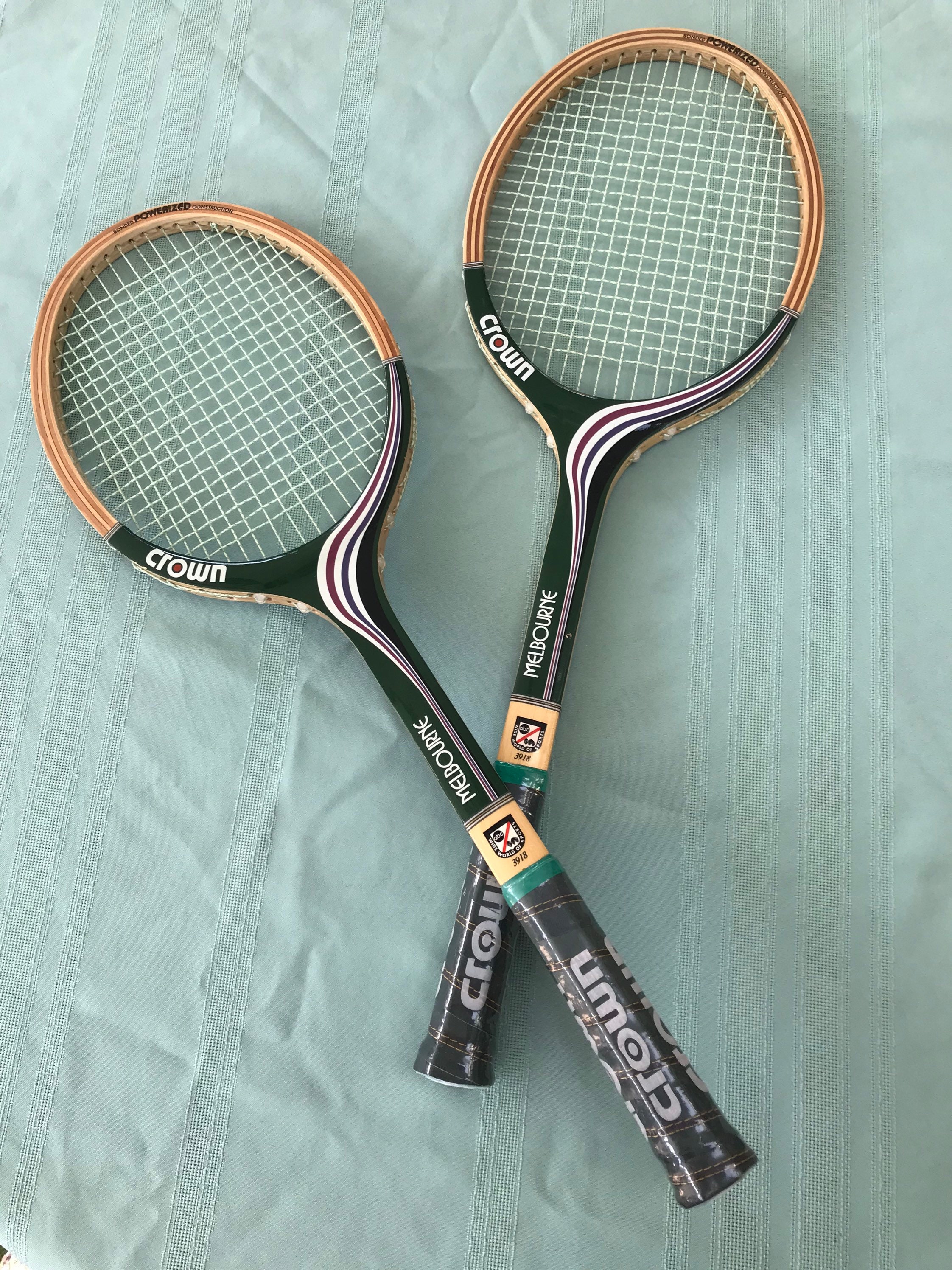 personeelszaken Leeg de prullenbak Aziatisch Vintage ABC Wide World of Sports Set of Tennis Rackets Made by - Etsy  Finland