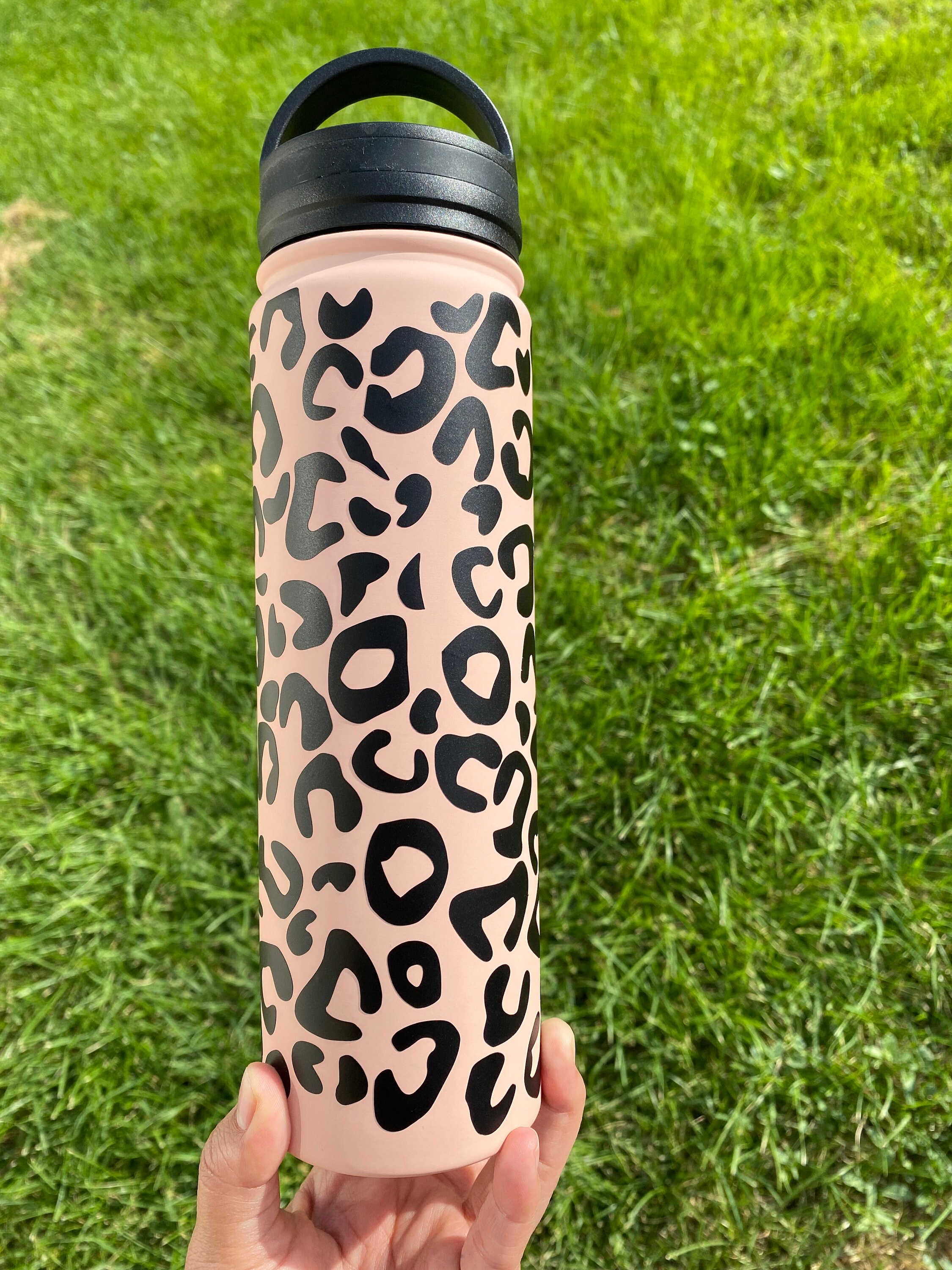snake print water bottle