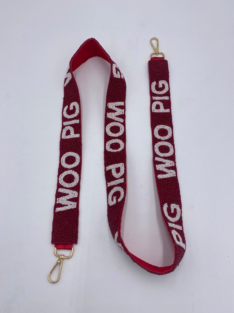 Beaded Coin Purse Beaded Razorback Purse Beaded Arkansas Etsy