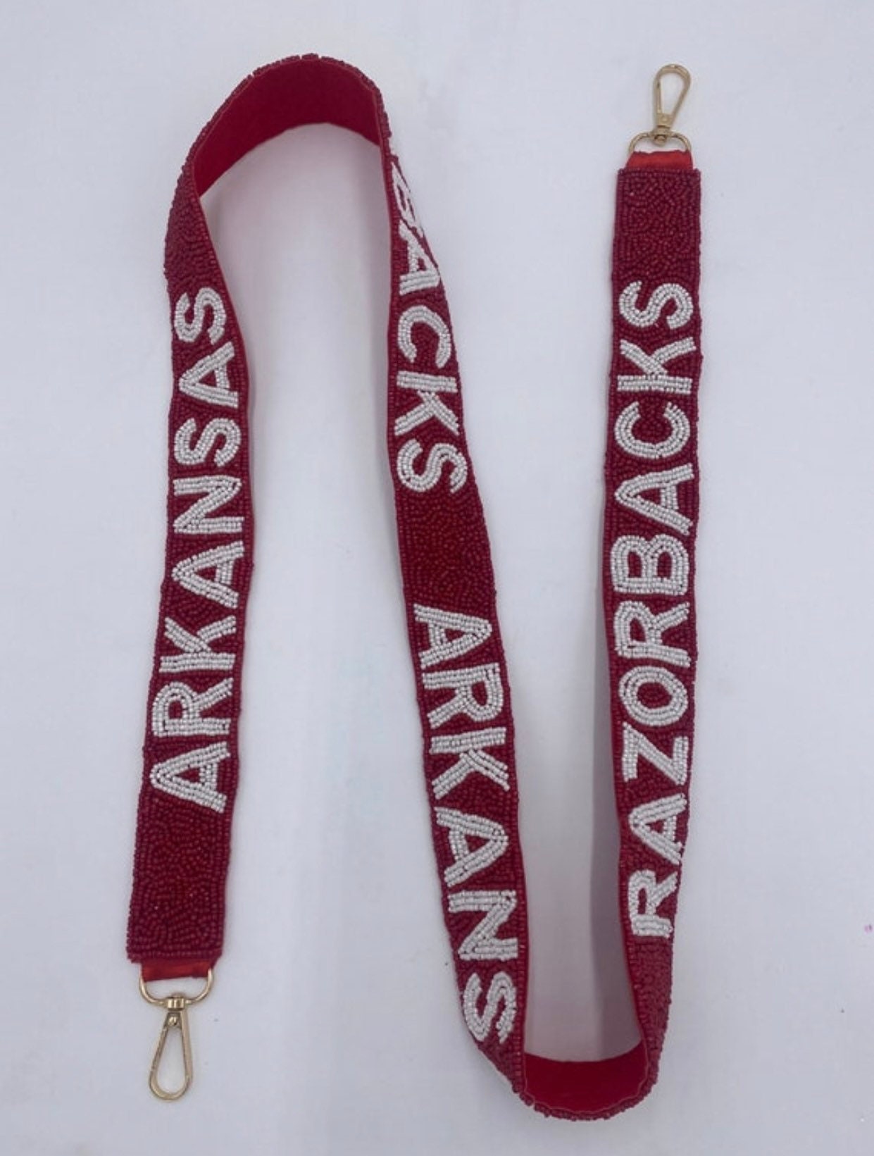 Beaded Coin Purse Beaded Razorback Purse Beaded Arkansas Etsy