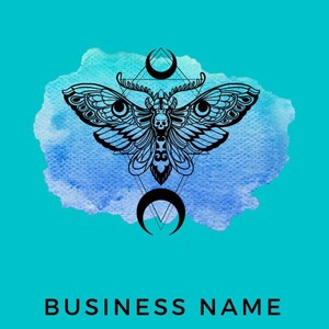 Moth Moon | Custom Business Card