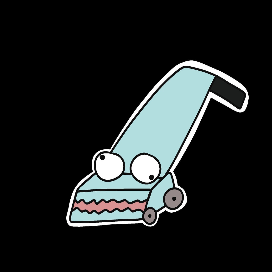 Kawaii Vacuum Sticker. Vinyl Sticker. Scrapbooking. Apple Etsy