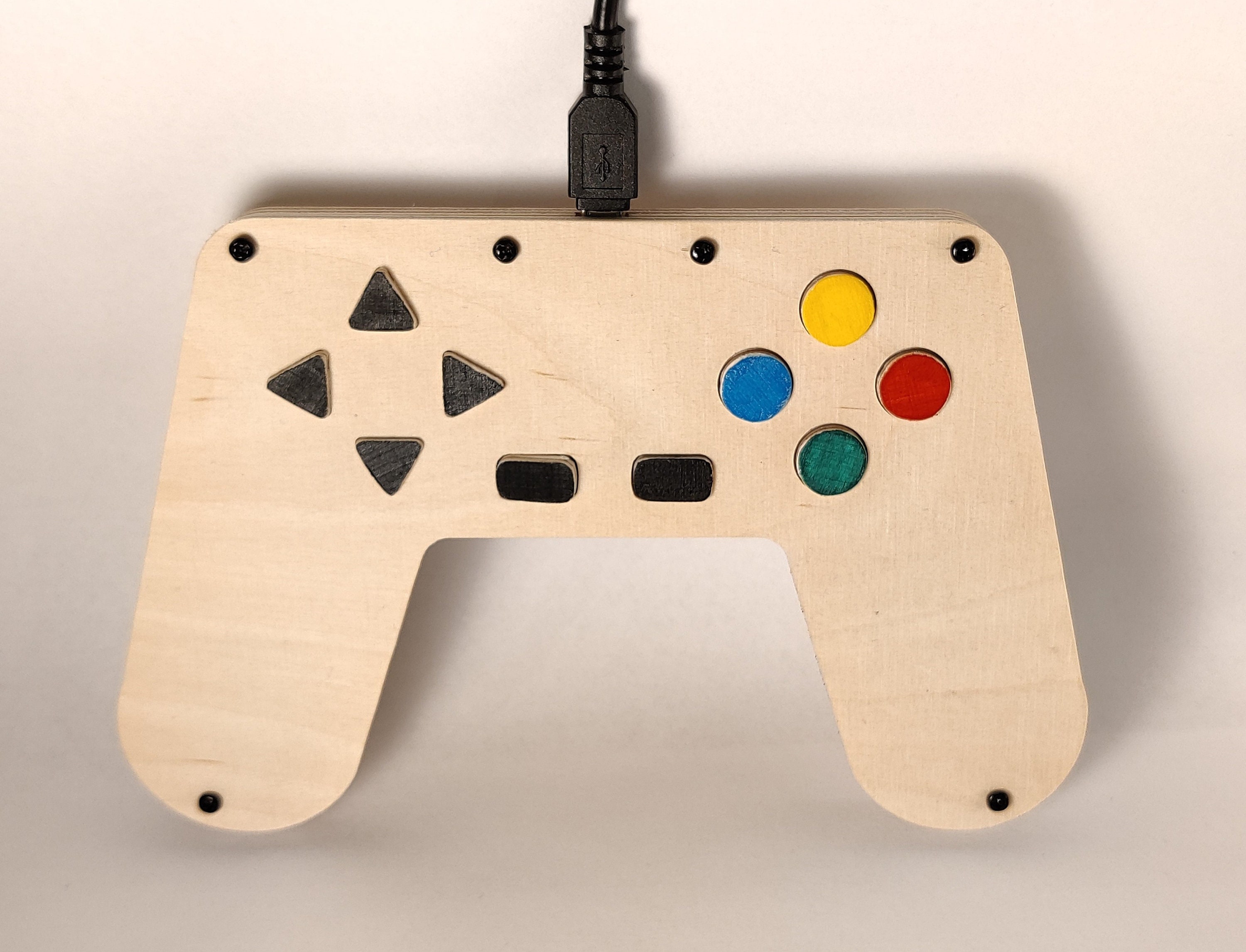 Wooden USB Gamepad Wooden HID Gamepad Wooden USB Joystick Etsy