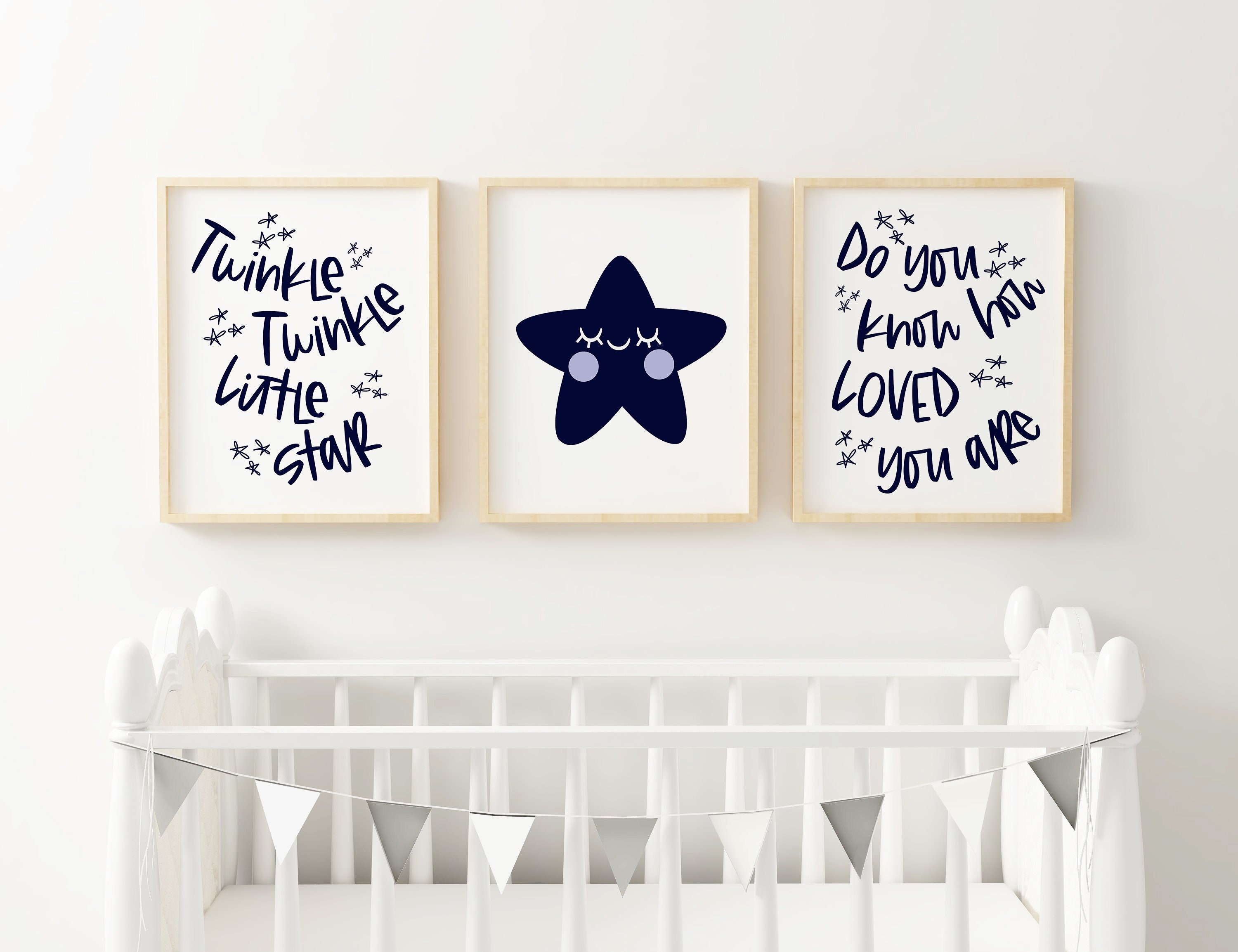 Prints Art & Collectibles Twinkle Twinkle little star Nursery wall art ...