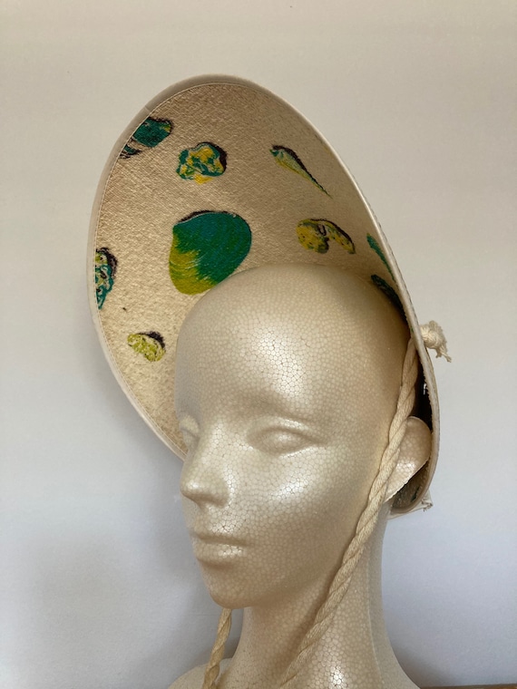 1940s Vintage Summer Crown Hat