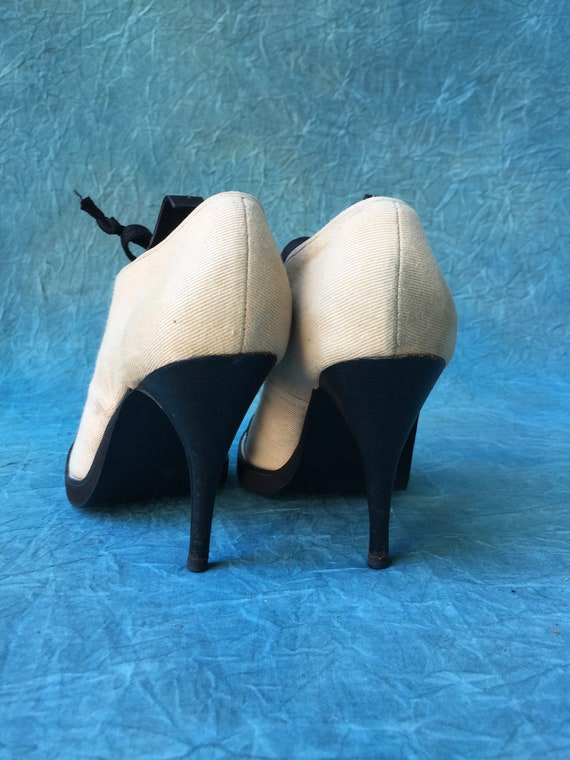 RARE Jean-Paul Gaultier Junior High Heels Sneakers - image 3