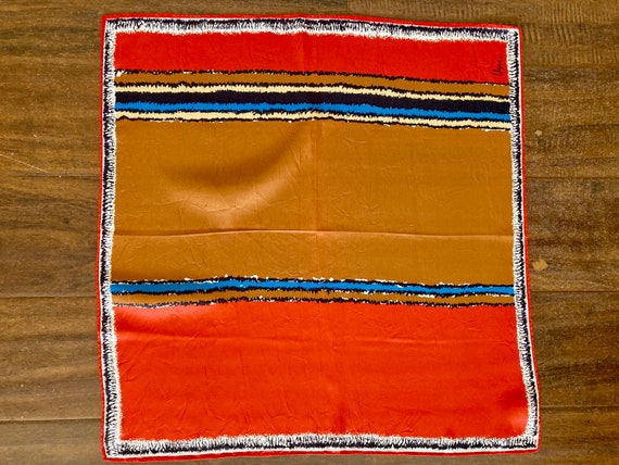 1980's VERA NEUMANN vintage scarf square Neckerch… - image 2