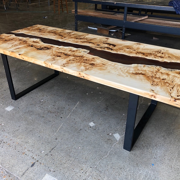 Custom | Made to order | Live Edge Table | Walnut | Modern | Table | Sale | Epoxy | Resin | Wood | Rustic | furniture | Decor