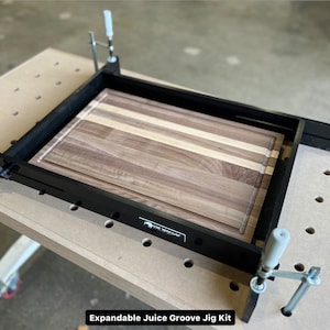 HDPE Juice Groove Jig, Expandable Cutting Board Template