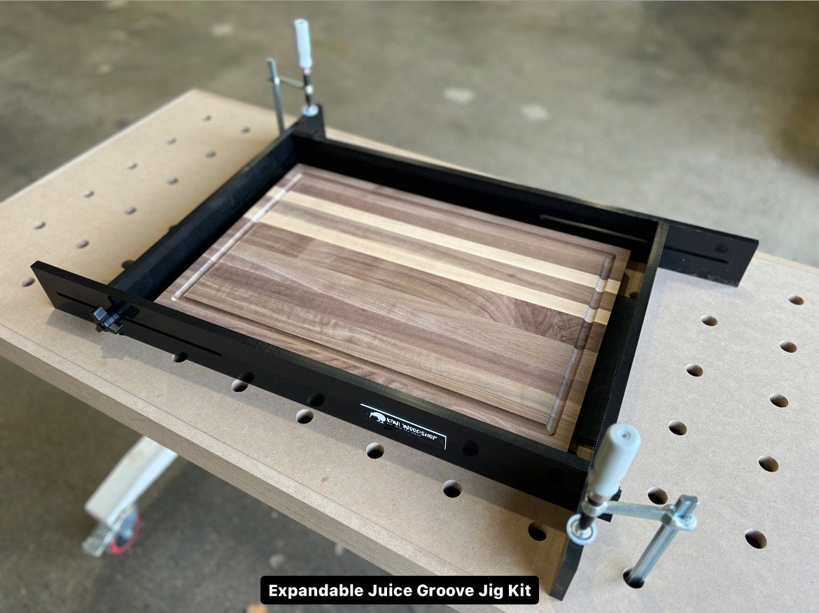 How to make Make a Cutting Board Handles & Juice Groove JIG 