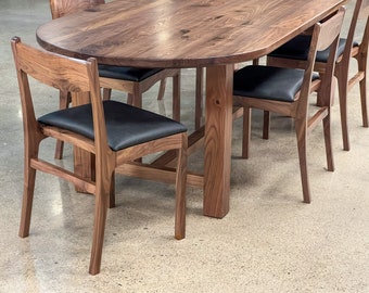 Handmade Hardwood Dining Chair: Scandinavian 'Enzo' Design