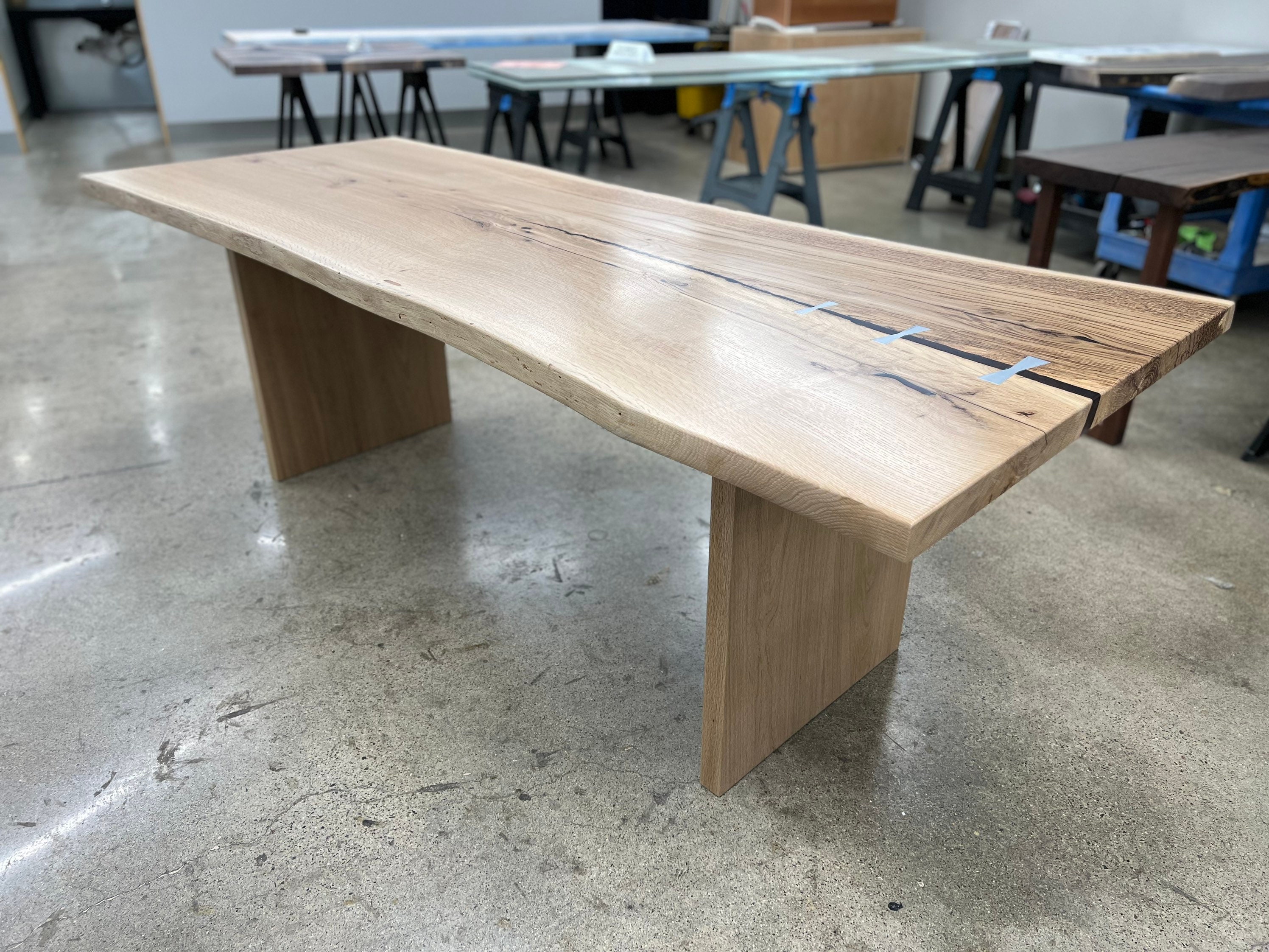 Live Edge White Oak FREE QUOTE Custom Made to Order Etsy