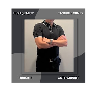 Slim Fit Polo Shirt: Anti-Wrinkle Cotton Blend