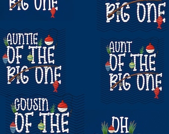 Fishing Birthday PNG Bundle | Family Matching Shirts (Digital Download)