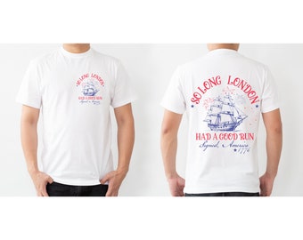 So Long London America 1776 Ship Graphic (Digital File)
