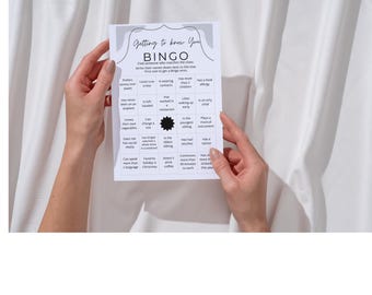 Coworker Icebreaker Bingo Game: Get to Know You Activity (Digital Download)
