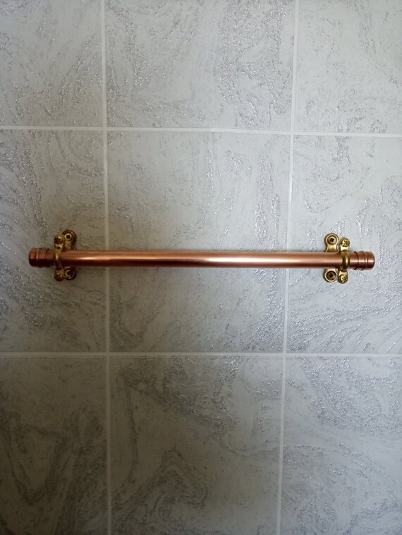 Handmade Copper Pipe Towel Rail Brass Fittings Various Etsy UK