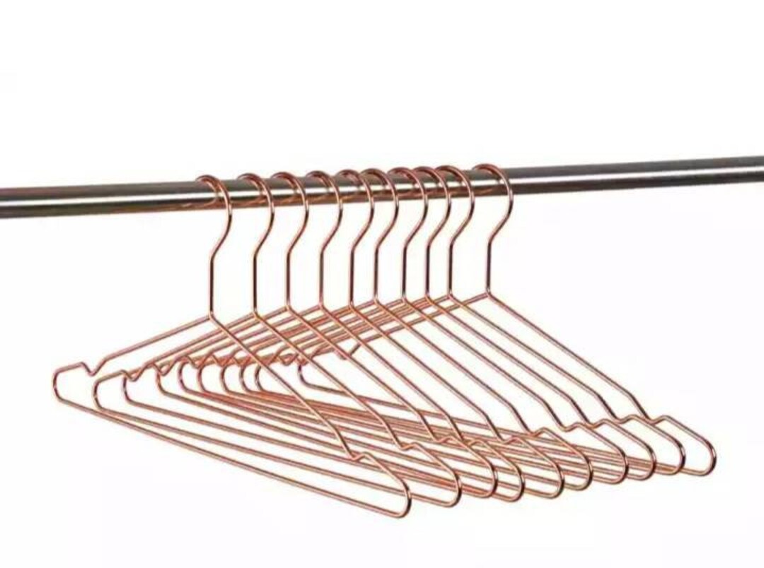 Copper/rose Gold Coat Hangers. Suit Hangers. Trouser Hangers. Heavyduty