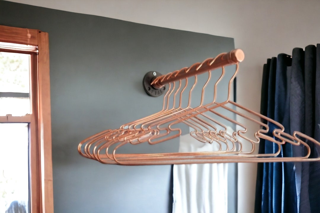 Handmade Copper Clothes Rail, Heavy Duty Boutique Display - Etsy