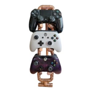 Handmade triple controller holder stand