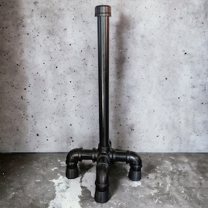 Porta-rolos de cozinha de ferro preto, porta-toalhas de papel feito à mão, decoração rústica de cozinha, organizador de bancada, presente para casa disponível em 2 tamanhos
