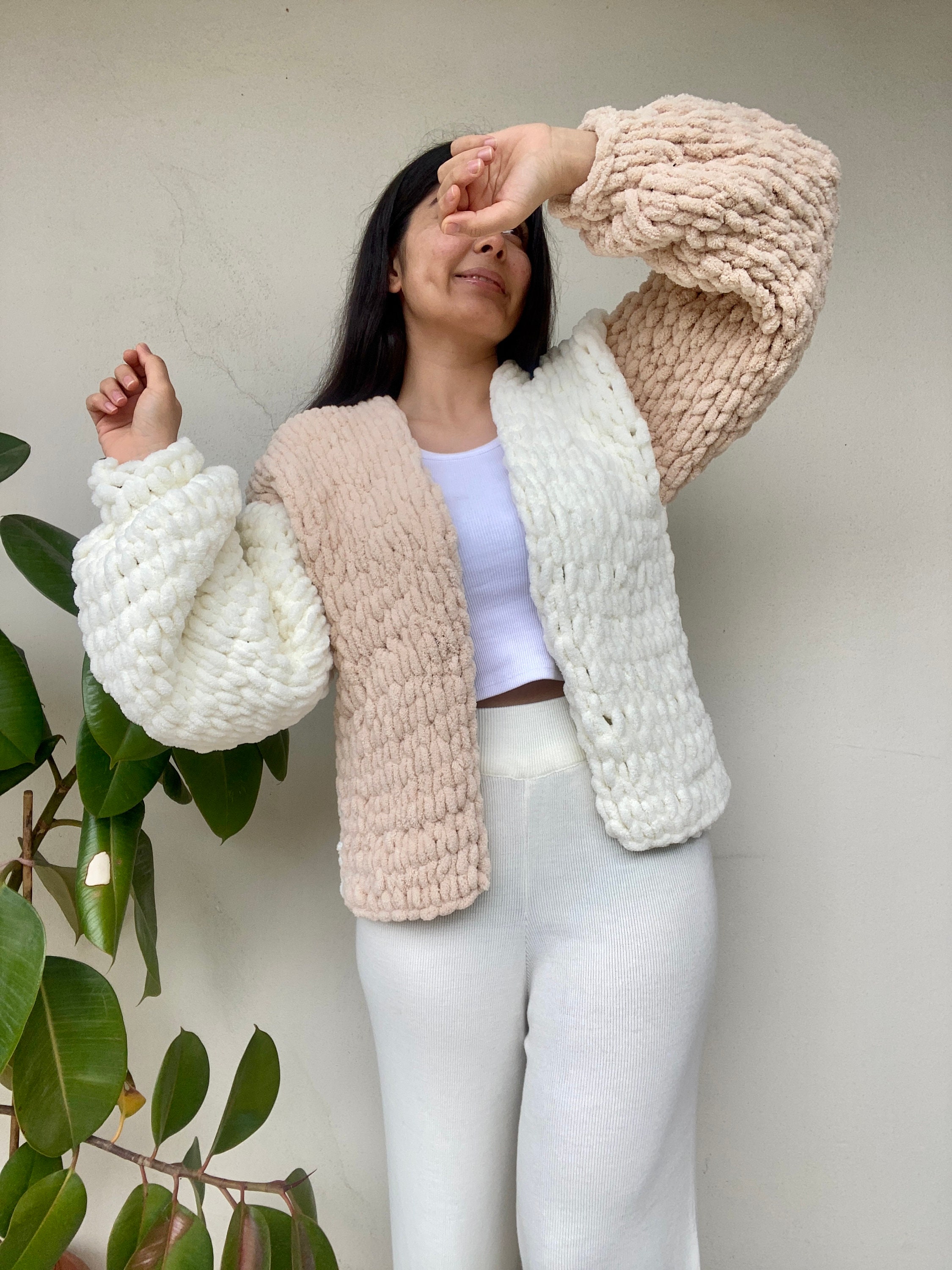 Cropped Hand Knit Angora Cardigan Angora Sweater for Women Soft Wedding  Cardigan Bridal Jacket 