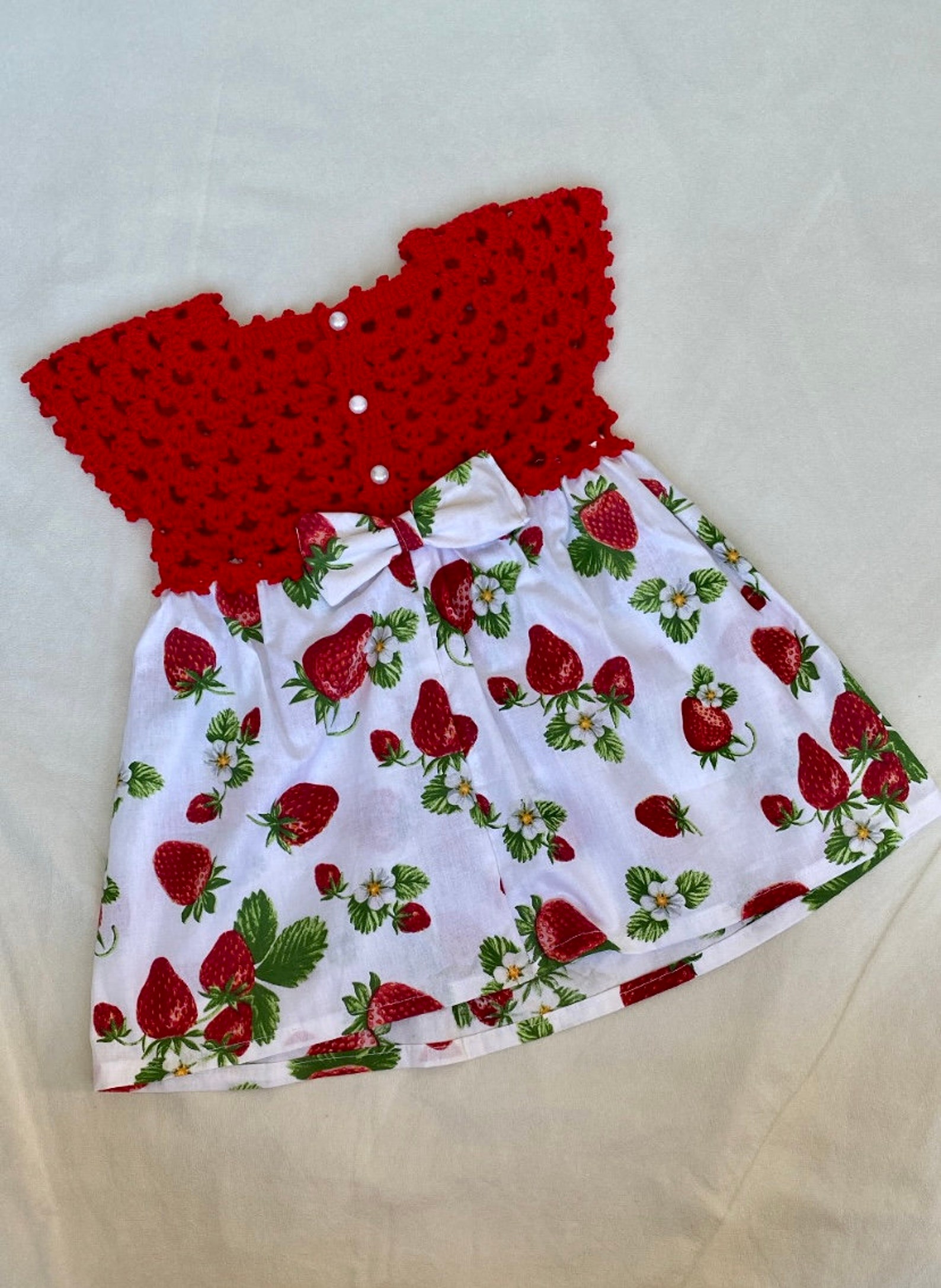 Baby Knit Fabric Dresshand Knitted Summer Baby Dressbaby Etsy