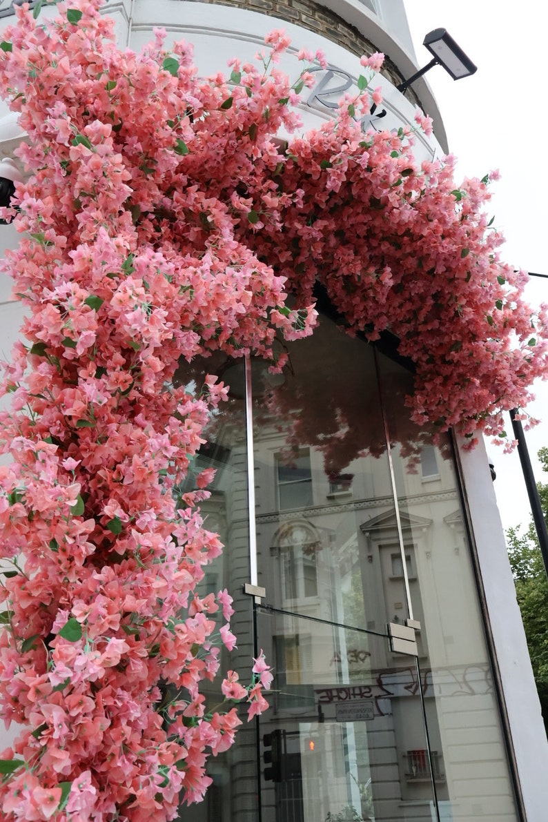 Artificial soft rose garland bougainvillea flowers Free shipping image 6